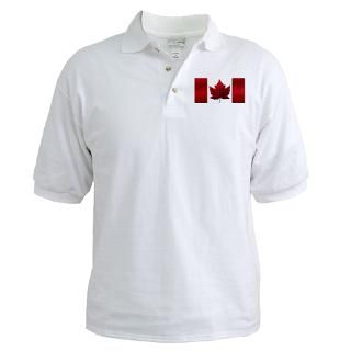 Canadian Flag Canada Souvenir Shirts Golf Shirt by canadian_flag