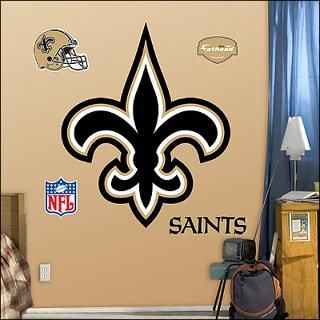 new orleans saints logo fathead wall graphic $ 89 99