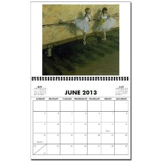 Degas 2013 Wall Calendar by degasthestar