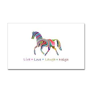 Rainbow pony Rectangle Sticker by bestsellingts