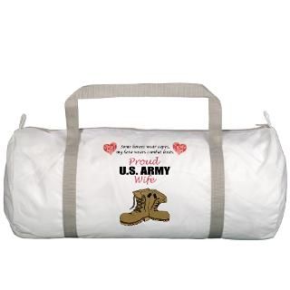 Army Family Gifts  Army Family Bags  Proud US Army Wife Gym Bag