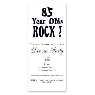 85 Year Olds Rock Invitations for $1.50