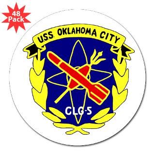 oval sticker 50 pk $ 85 99 uss oklahoma city clg 5 oval sticker 10