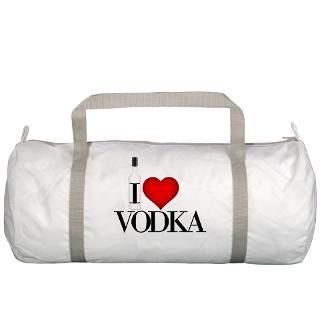 Alcohol Gifts  Alcohol Bags  I Heart Vodka Gym Bag