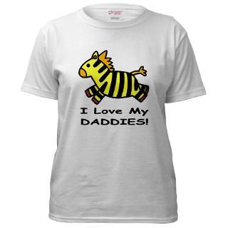 love my daddies zebra women s t shirt $ 20 95