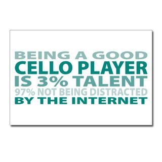 Cello Gifts  Cello Postcards  Good Cello Player Postcards