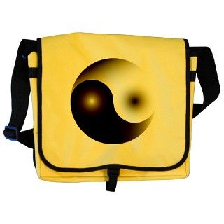 Light Dark Yin Yang Messenger Bag by lightdarkyy