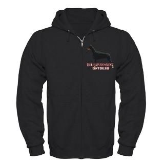 911 Sweatshirts & Hoodies  Doberman Owners Dont Dial 91 Zip Hoodie