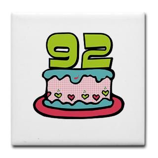92 Gifts  92 Kitchen and Entertaining  92nd Birthday Cake Tile