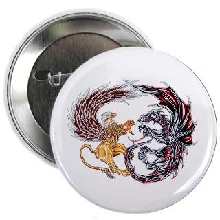Griffin Fighting Dragon  Tattoo Design T shirts and More