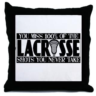 Gifts  Lacrosse More Fun Stuff  Lacrosse 100 Throw Pillow
