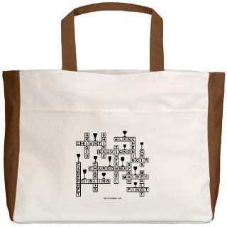 Blanc Gifts  Blanc Bags  WINES Scrabble Style Beach Tote