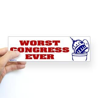 worst congress ever bumper sticker sticker bumper $ 4 99