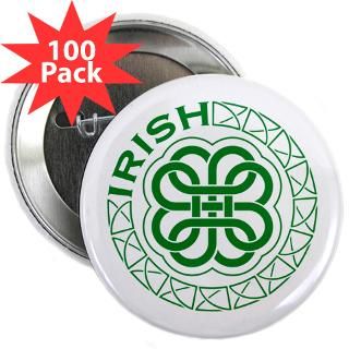 irish knot work shamrock 2 25 button 100 pack $ 104 98