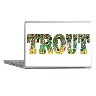 Colorful Gifts  Colorful Laptop Skins  Brown TROUT Laptop Skins