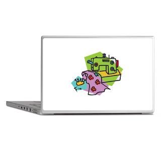 Colorful Gifts  Colorful Laptop Skins  Cute Sewing Machine Design