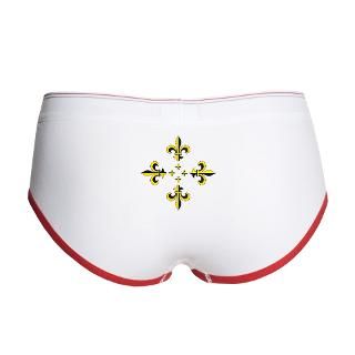 Baseball Gifts  Baseball Underwear & Panties  Fleur de Lis Black