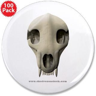 Bear Skull 3.5 Button (100 pack)