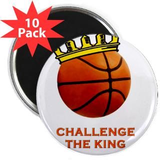 King Basketball tee shirts 2.25 Magnet (10 pack)