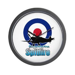 Supermarine Spitfire WW2 Fighter MOD Wall Clock for $18.00