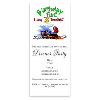 Train 3rd Birthday Invitations by Admin_CP1147651  506901556