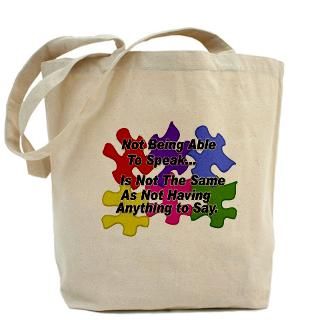 In 110 Gifts  1 In 110 Bags  Autism Say vs Speak Tote Bag