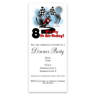 Motorcycle Racing 8th Birthday Invitations by Admin_CP1147651