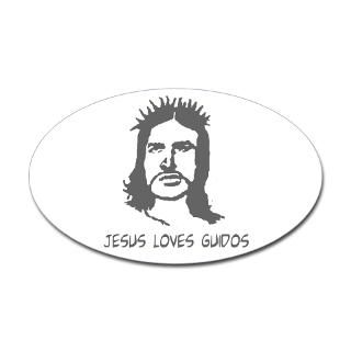 Jesus Loves Guidos Kids Baseball Jersey
