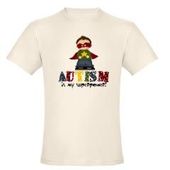 Autism is my Superpower Organic Mens Fitted T Shirt