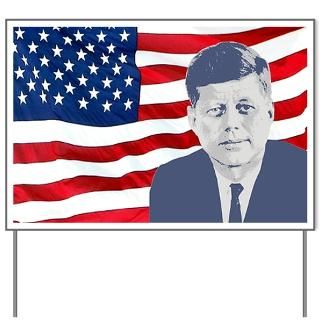 Kennedy and Flag  History and Science T shirts