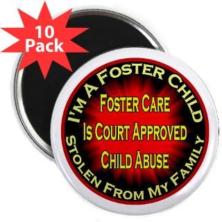 Foster care child abuse 2.25 Magnet (10 pack)
