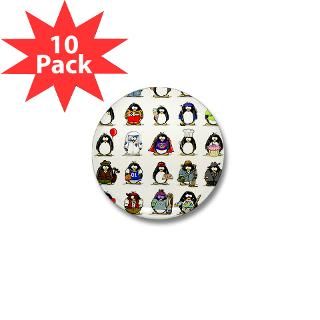 Lots of Penguins 2.25 Button (10 pack)