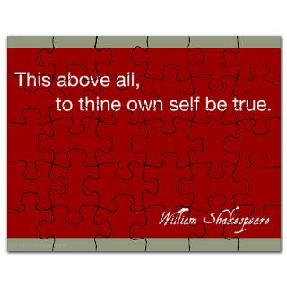 Aspirational Gifts  Aspirational Jigsaw Puzzle  Shakespeare Quote