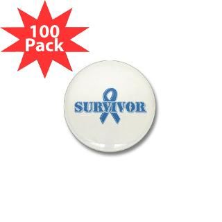 Light Blue Survivor Mini Button (100 pack) for $125.00
