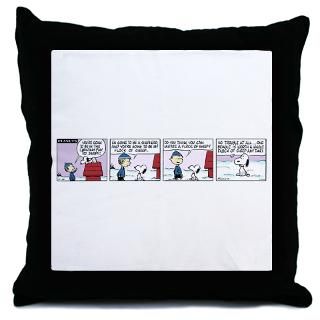 Flock of Beagles Throw Pillow