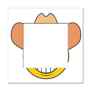 Cowboy Smiley Face Tile Coaster by dagerdesigns