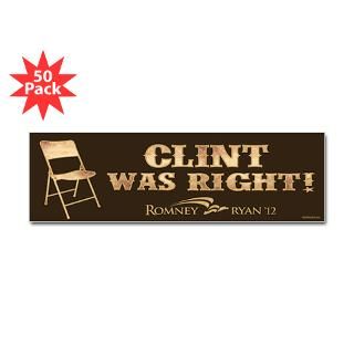 clint was right sticker bumper 50 pk $ 126 99 also available sticker