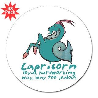 Capricorn 3 Lapel Sticker (48 pk)