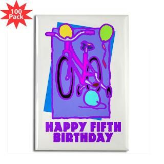 5th Birthday Gift Rectangle Magnet (100 pack)