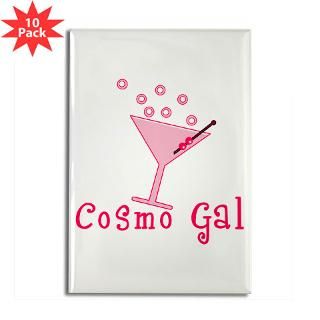 Cosmo Gal Bubbly Pink Cosmo in a Martini Glass  Scarebaby Design