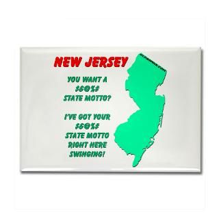 New Jersey State Motto Rectangle Magnet (100 pack)