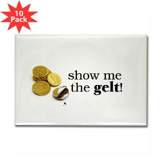 Show me the moneyGelt Rectangle Magnet (10 pack