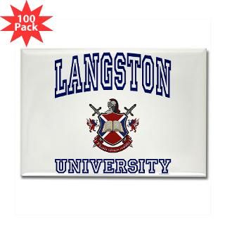 LANGSTON University Rectangle Magnet (100 pack)