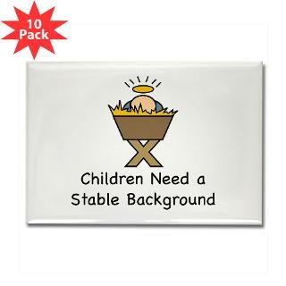 STABLE BACKGROUND Rectangle Magnet (100 pack)