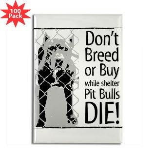pit bulls don t breed rectangle magnet 100 pack $ 151 99