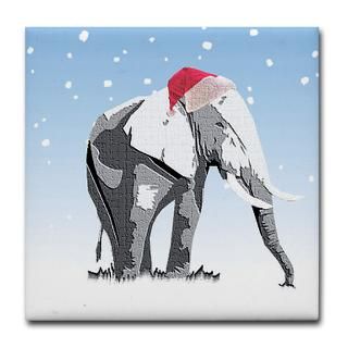 Christmas Elephant  Christmas Cards and T Shirts Jolly Holly Store