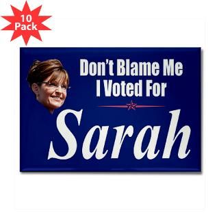 voted for sarah mini button $ 2 49 rectangle magnet 100 pack $ 164 99