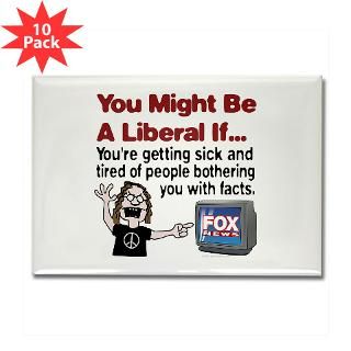 Liberals Hate Facts Rectangle Magnet (100 pack)
