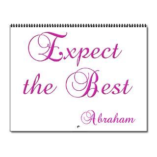expect the best 155 abraham wisdom wall calendar