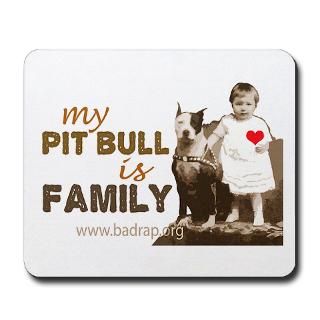 BAD RAP Store  Vintage Designs  My Pit Bull is Family